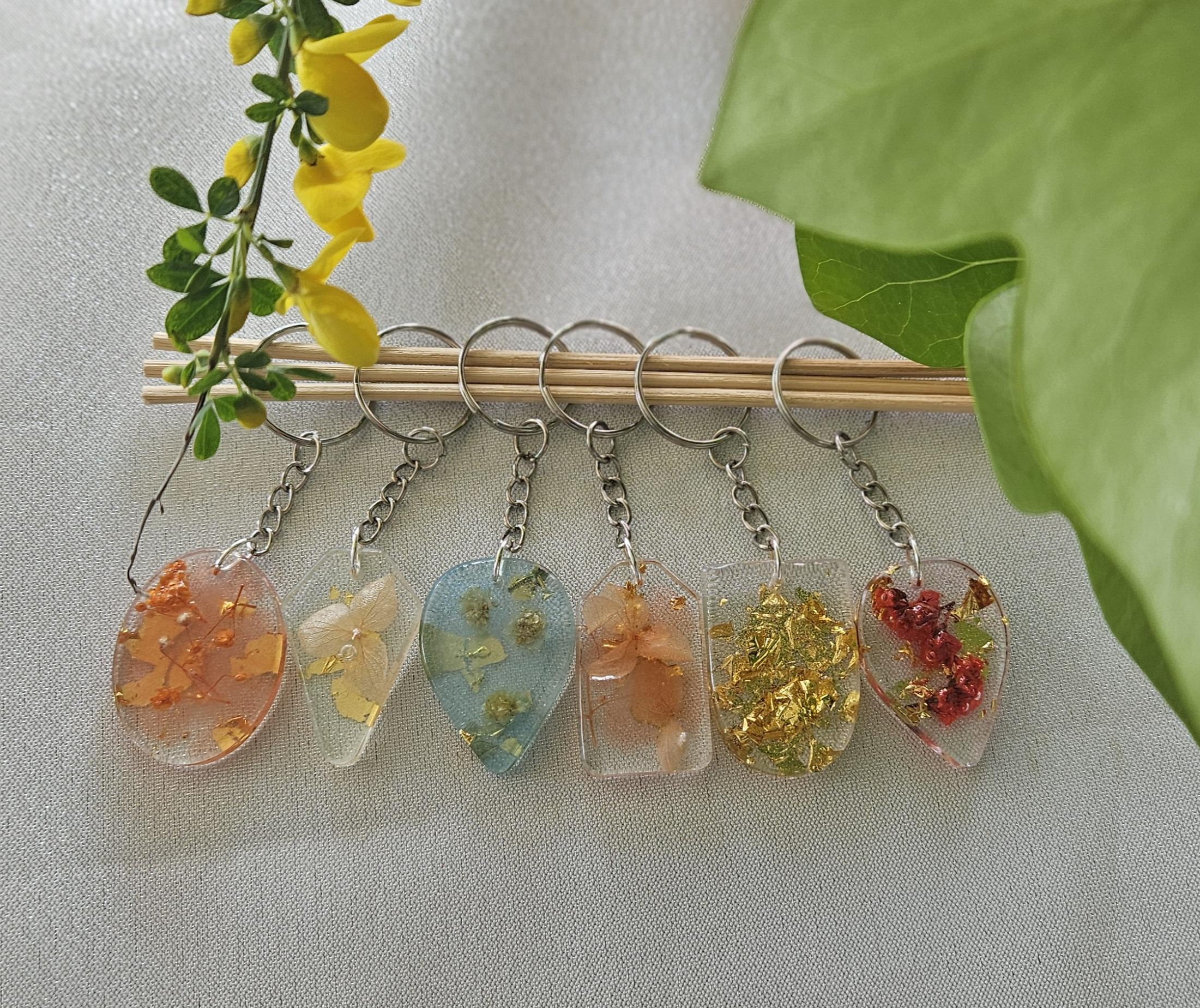 Camille Guter handmade resin keyrings